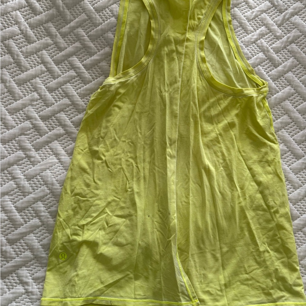 Lululemon Yellow Tank Top